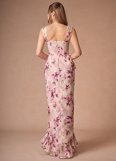 Sakura Mauve Floral Maxi Dress image4