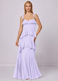 Barbie ♥ Azazie Bridesmaid Dresses A-Line Sweetheart Neckline Chiffon Floor-Length Dress image3