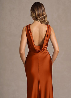 Robe Longue Rouille Cyanee image6