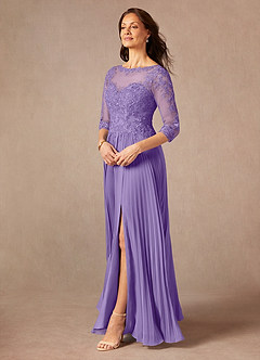 Azazie Corinne Kleider für die Brautmutter A-Linie Pailletten Chiffon Kleid Tahiti image5