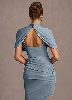 Nevaeh Powder Blue Midi Dress image5