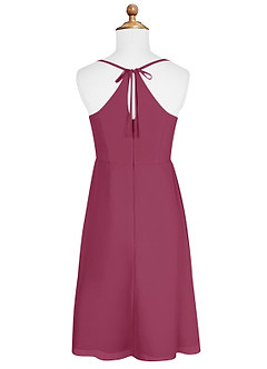 Azazie Doll Junior A-Linie Schleifen Chiffon Kleid Amethyst image6