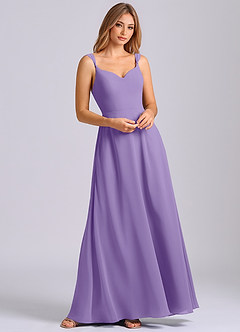 Azazie Beatrice Final Sale Tahiti A-Line Sweetheart Neckline Chiffon Dress image4