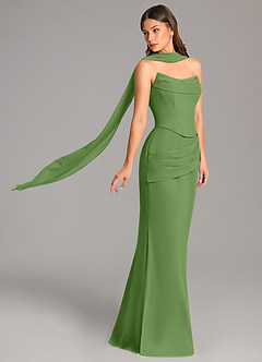 Azazie Sorrel Suknie dla druhen Syrena Gorset Szyfon Do ziemi Sukienka image3