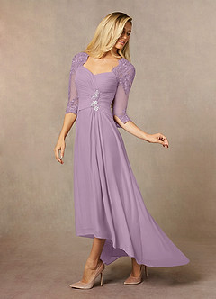 Azazie Anne Mother of the Bride Dresses Wisteria Sheath Sweetheart Sequins Lace Dress image7