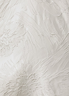 Azazie Korina Bröllopsklänningar Klä av A-Linje i Blommig Jacquard Diamantvit image7