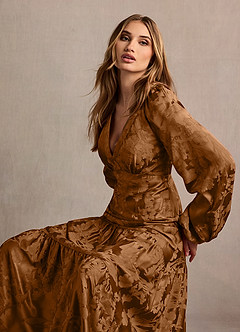 Melissa Coco Long Sleeve Maxi Dress image4