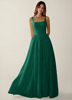 hunter green summer dress Megan A-line Prom and Homecoming Dresses Prom dress
