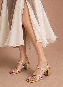 front Multi-Way Strappy Block Heel Mule Sandals