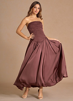 Meridith Mocha Coco Maxi Dress image3