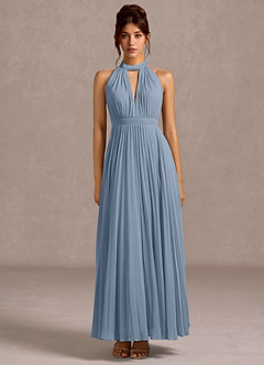 vestido Maxi Pó Azul Ottilie image4