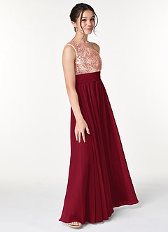 Azazie Sidney A-Line Chiffon Floor-Length Dress image4