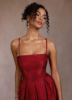 Ellie Cramoisi Robe maxi image5