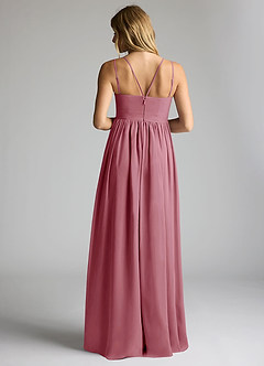 Azazie Emree Maternity Bridesmaid Dresses A-Line Chiffon Floor-Length Dress image4