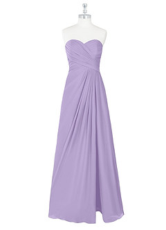 Azazie Arabella Allure Bridesmaid Dresses Lilac A-Line Sweetheart Neckline Chiffon Convertible Dress image8