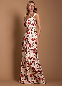 Leodis Red Poppy Maxi Dress image5