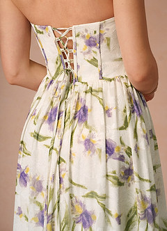 Midi jurk Vivien Tulp Multiprint image7