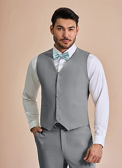 front William Gris Chaleco de traje