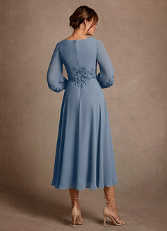 Azazie Ana Kleider für die Brautmutter A-Linie Spitze Chiffon Kleid Zwielichtviolett image3