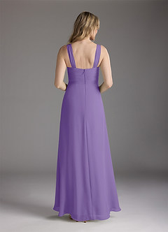 Azazie Weisz Mother of the Bride Dresses Tahiti A-Line Square Neckline Pleated Chiffon Dress image12