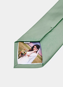 front Anpassad slips med foto Personlig slips