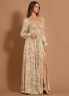 Aniyah Cream Maxi Dress image4