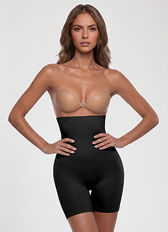 front Azazie Short modelador de bumbum sem costura