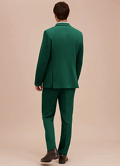 front Ethan Emerald Refined Weave Suit