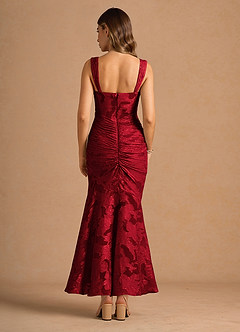 Tiana Ruby Red Maxi Dress image2