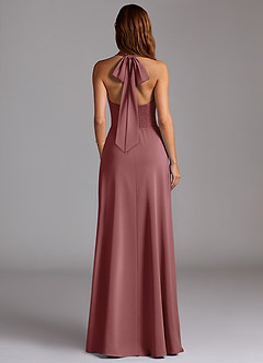 Azazie Myra Brautjungfernkleider A-Linie Seitliche Cut-Outs Stretch-Satin Kleid Amethyst image6