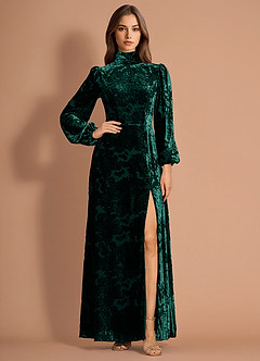 Brisella Black Emerald Maxi Dress image3