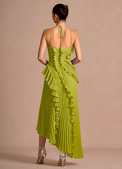 Robe Maxi Vert Citron Hatsu image2