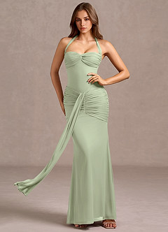 Cassia Light Green Maxi Dress image1
