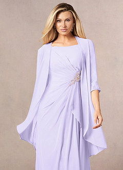 front Azazie Maura Chiffon Wrap