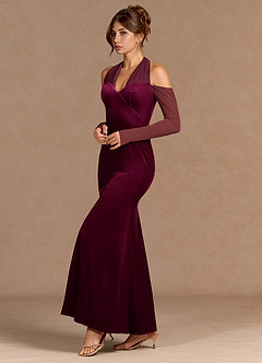 Verelith Wine Maxi Dress image3