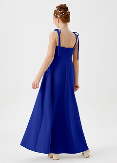 Azazie Rosey Junior Royal Blue A-Line Sweetheart Neckline Stretch Crepe Dress image6