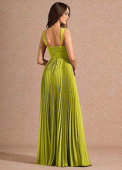 Vestido Verde Limón Largo Avenelle image2