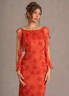 Evinah Tangerine Maxi Dress image5