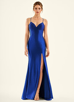Twinkle Royal Blue Mermaid Prom Dress image5