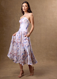 Abito Midi Rosa Chiaro Multi Elize image4