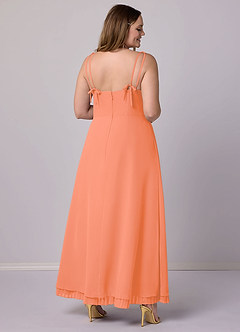 Barbie ♥ Azazie Final Sale Sunset A-Line Pleated Chiffon Dress image11