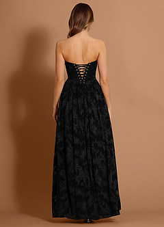 Amina Black Maxi Dress image2