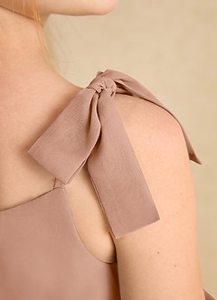 Azazie Jaci Sukienki dla dziewczynek sypiących kwiaty Linia A Pasek spaghetti Szyfon Długość kostki Sukienka image8