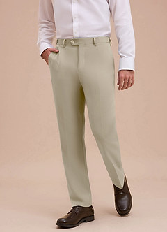 front Ethan Burgundy Refined Weave Performance Dress Pants