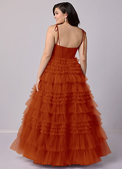 Barbie ♥ Azazie Bridesmaid Dresses Paprika A-Line Sweetheart Neckline Tulle Dress image7