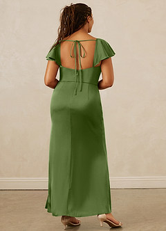 Christian Siriano Bridal for Azazie 1005 Bridesmaid Dresses Juniper Sheath Sweetheart Neckline Stretch Satin Dress image15