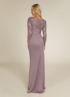Azazie Alisondra Mother of the Bride Dresses Dusk Sheath Scoop Lace Lace Dress image4