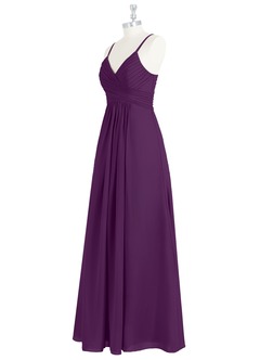 Azazie Haleigh Bridesmaid Dresses A-Line Pleated Chiffon Floor-Length Dress image11
