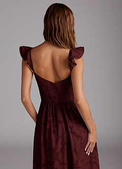 Denisse Wine Corset Maxi Dress image2