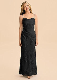 front Azazie Kylie Junior Formal Dress